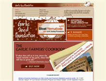 Tablet Screenshot of garlicseedfoundation.info